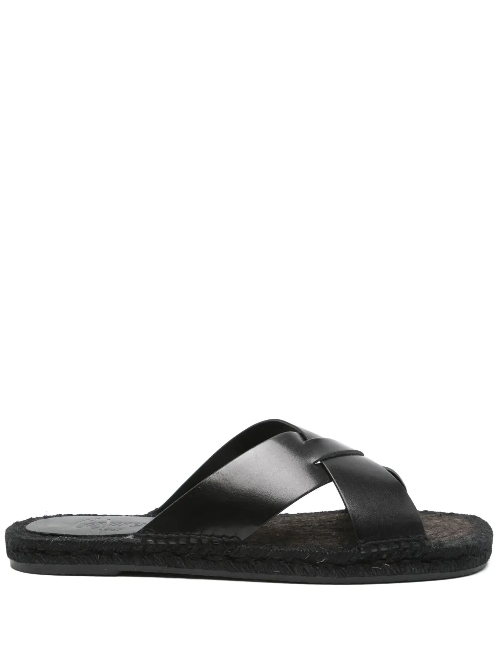 Castañer leather sandals Zwart
