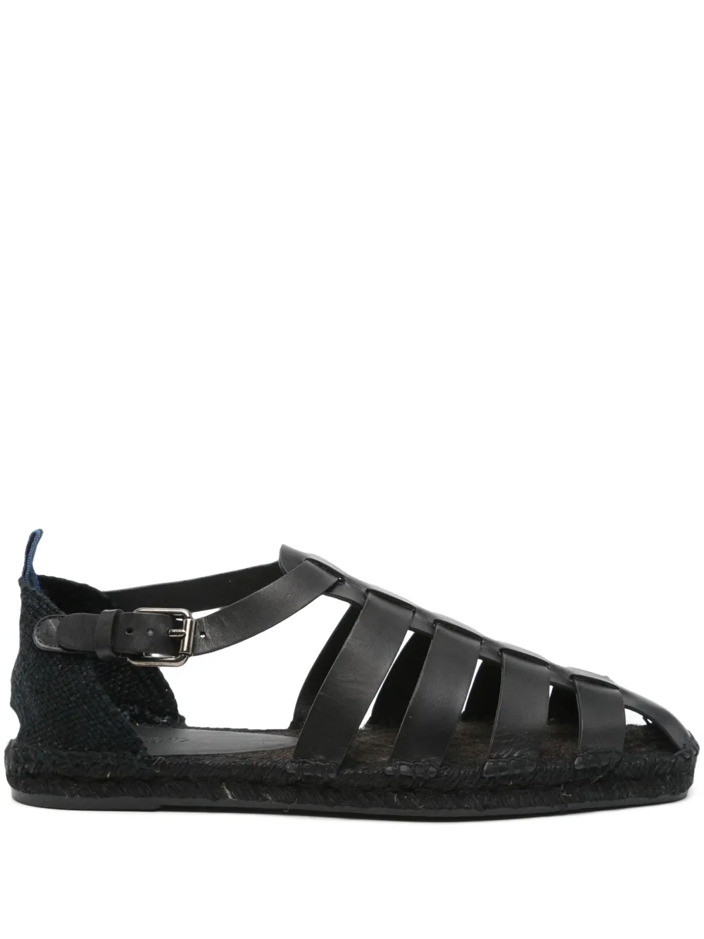 Castañer leather sandals Zwart