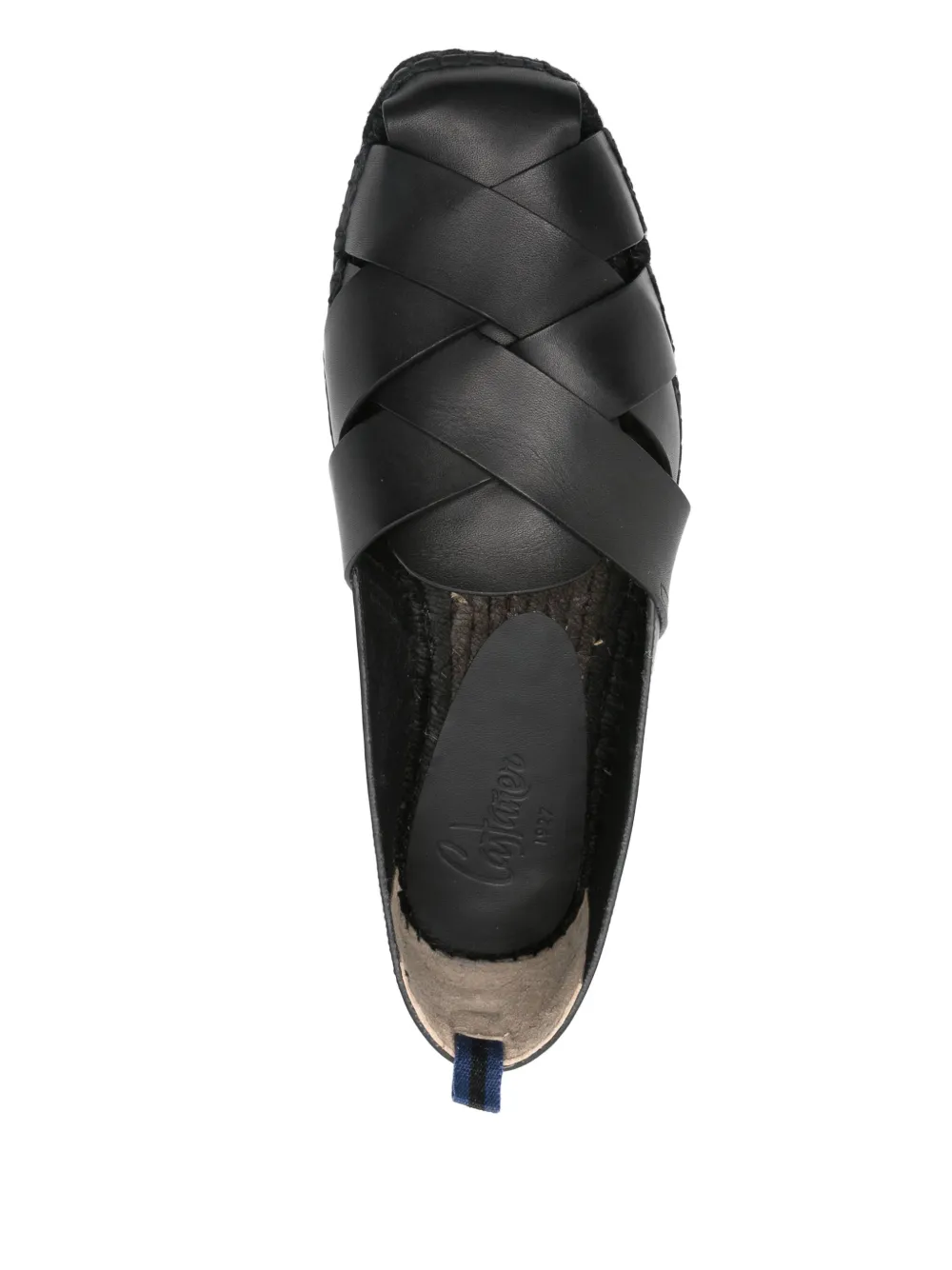 Castañer leather espadrilles Black