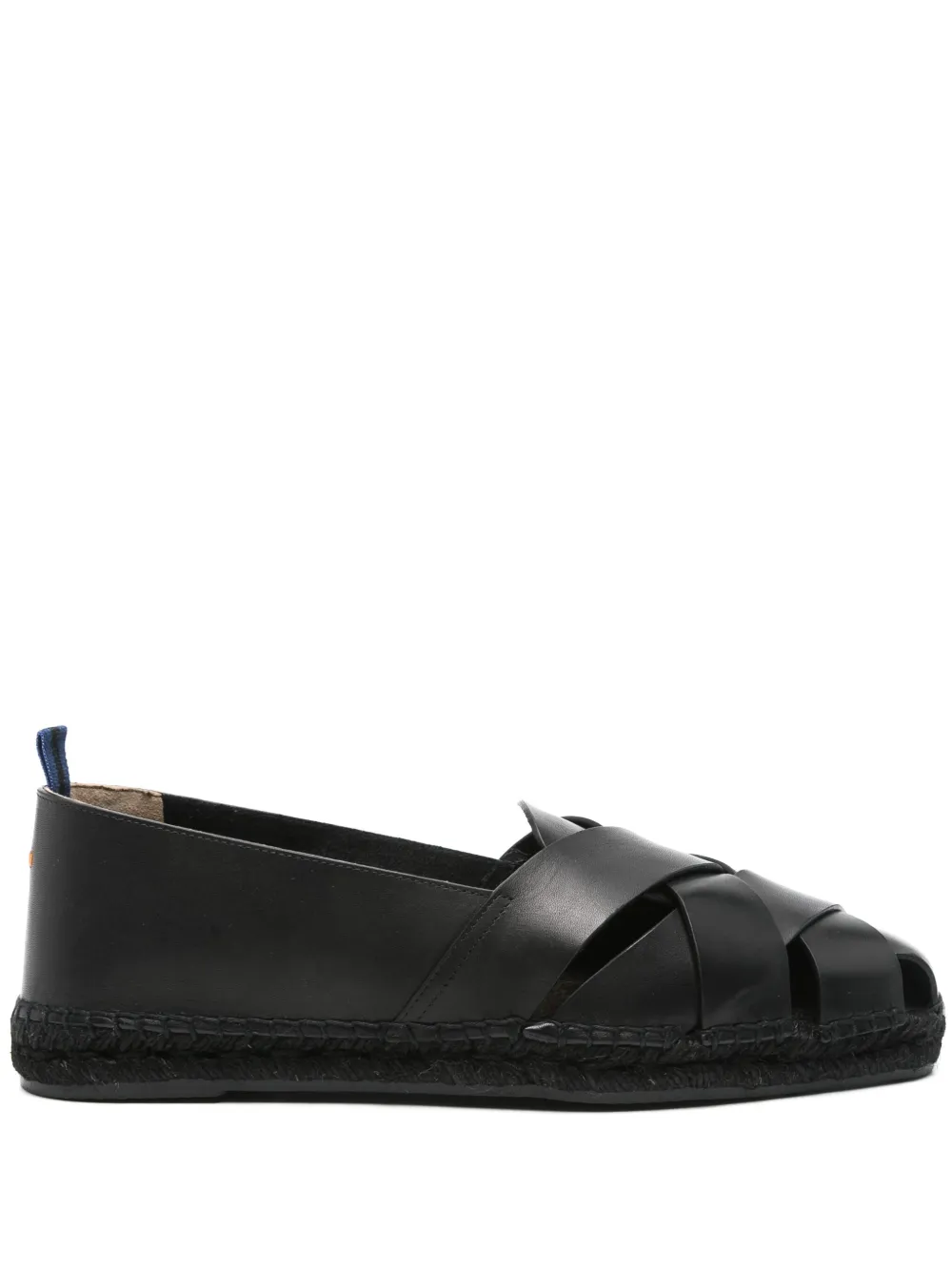 Castañer leather espadrilles Black