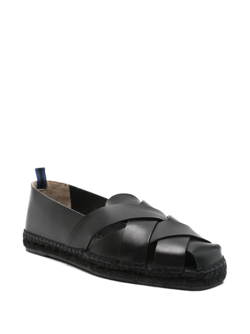 Castañer leather espadrilles - Zwart
