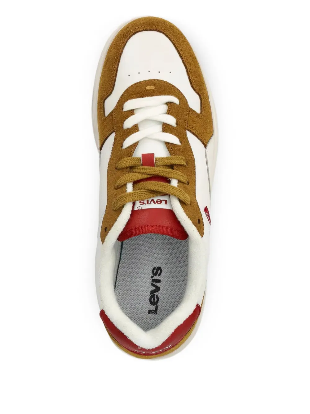 Levi's Glide suede panelled retro sneakers White