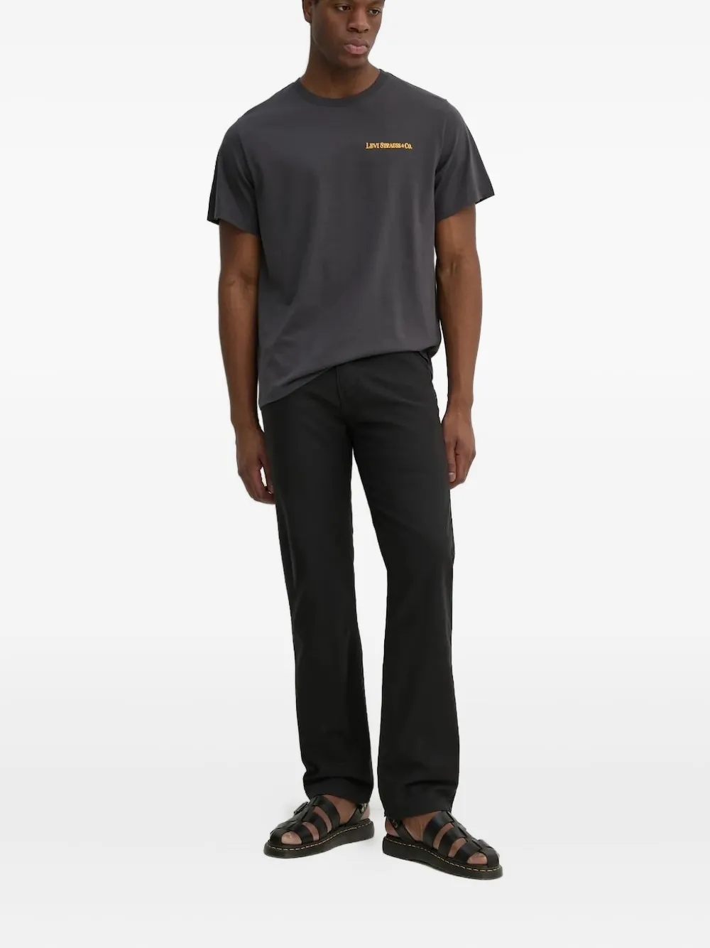 Levi's 505 jeans met cargo zak Zwart