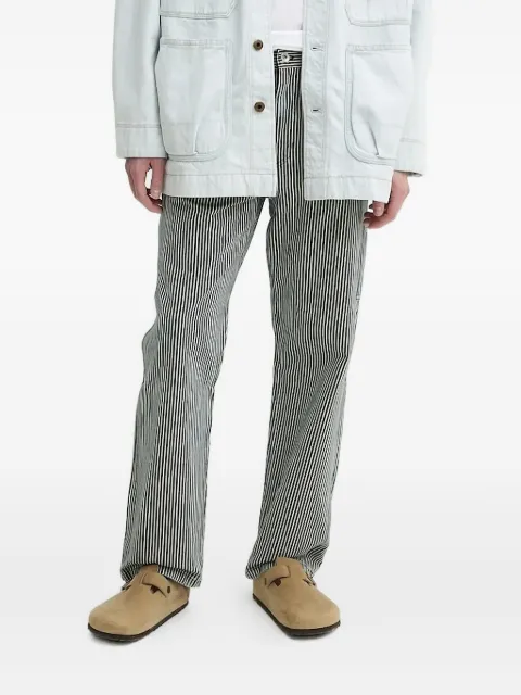 Levi's 568 striped jeans
