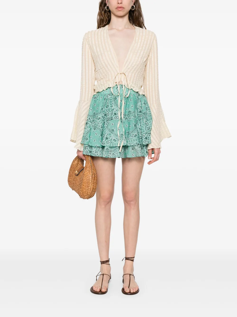 MC2 Saint Barth Eivissa mini skirt - Groen