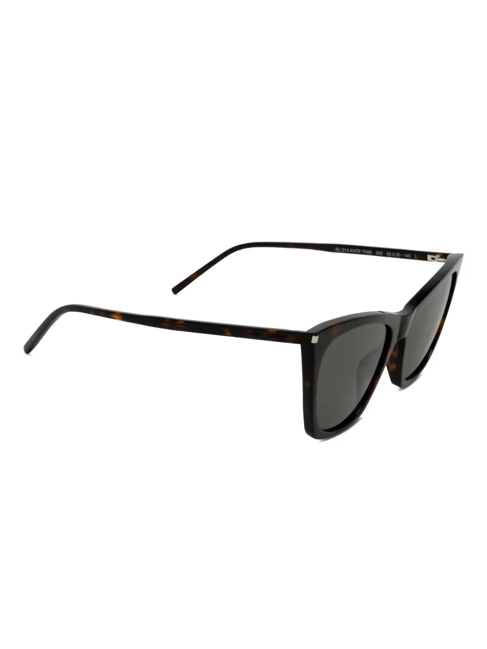 Saint Laurent Eyewear tortoiseshell-pattern sunglasses Bruin