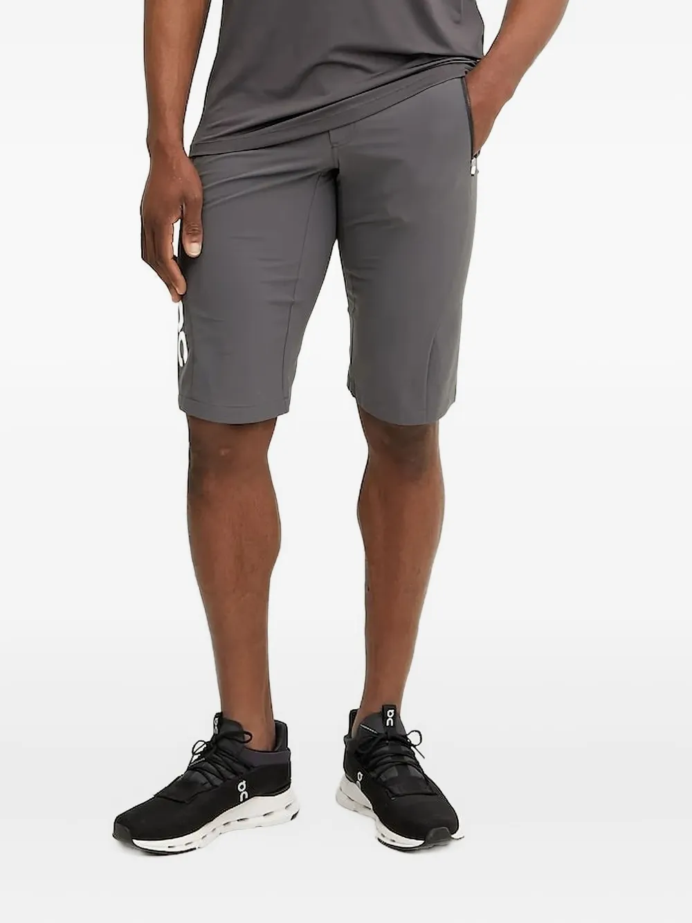 POC logo-plaque shorts | Grey | Image 1