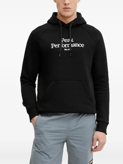 Peak Performance logo-embroidered hoodie