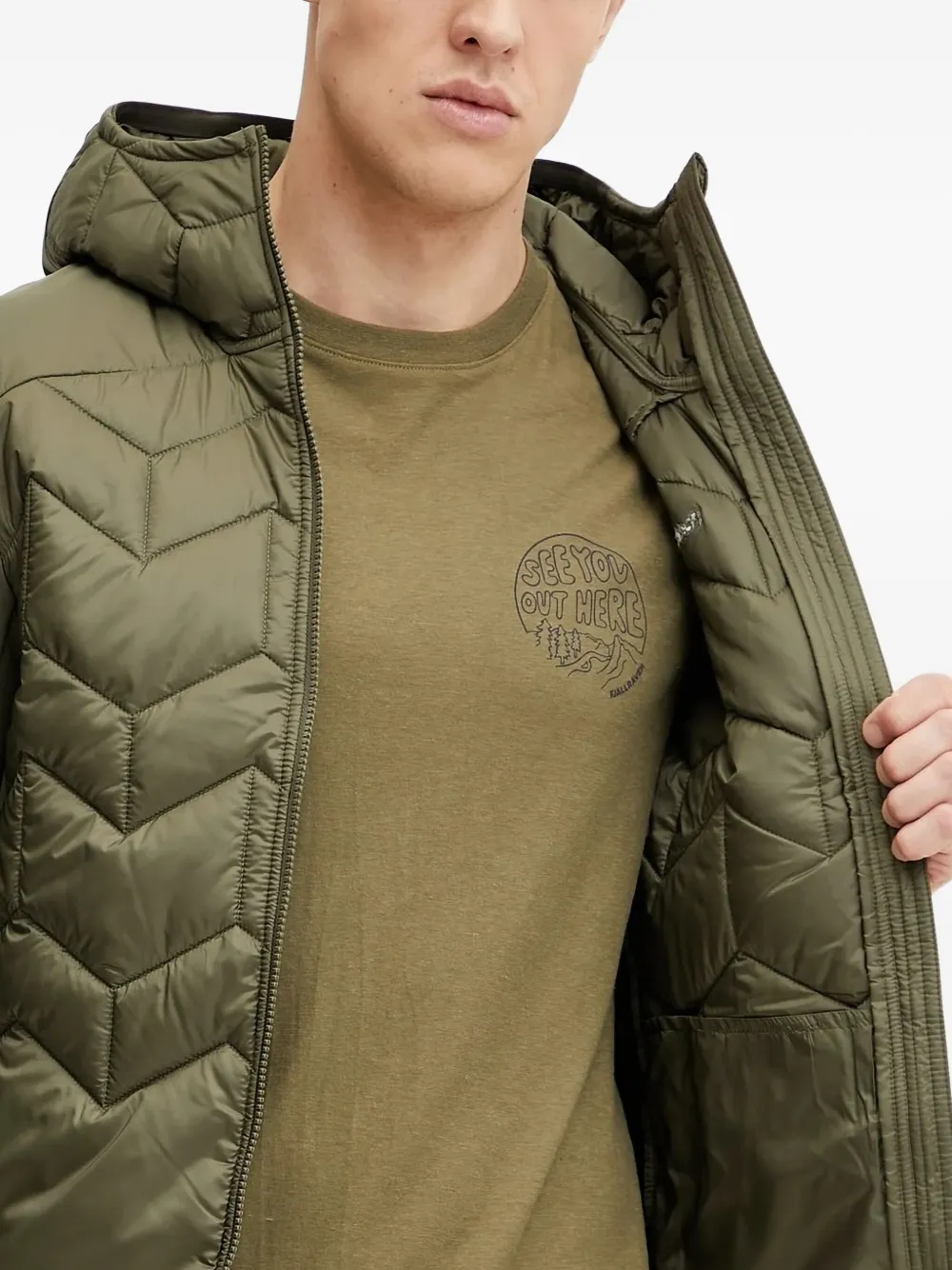 Peak Performance Elevate hooded padded jacket Groen