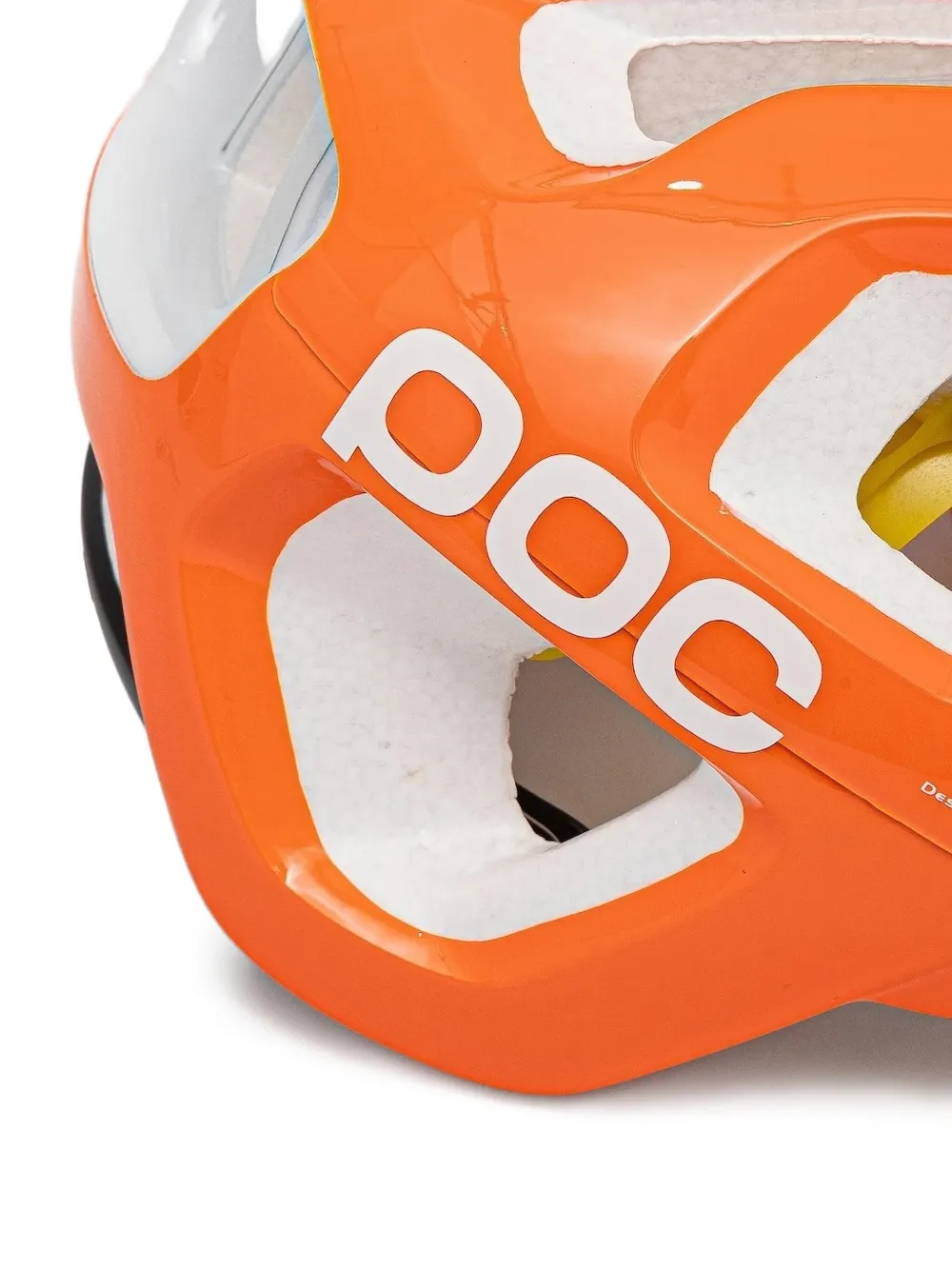 POC Oranje helm met ventilatieopening