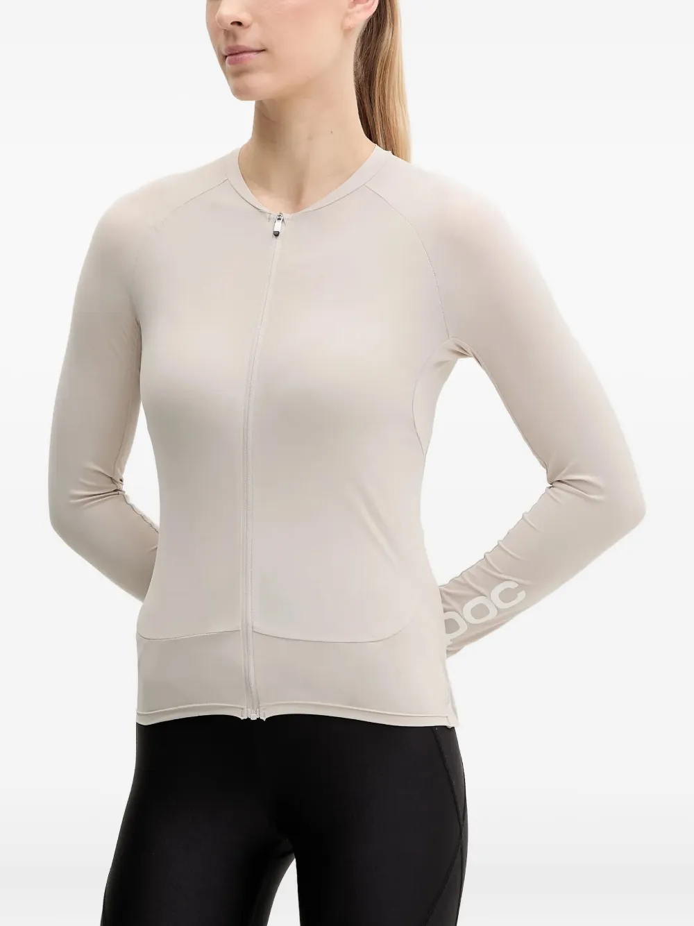 Poc Zip Long-sleeve Performance Top In Neutral