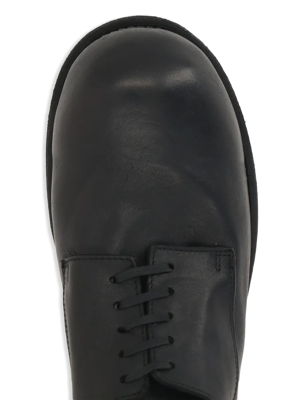 Guidi leather loafers Black