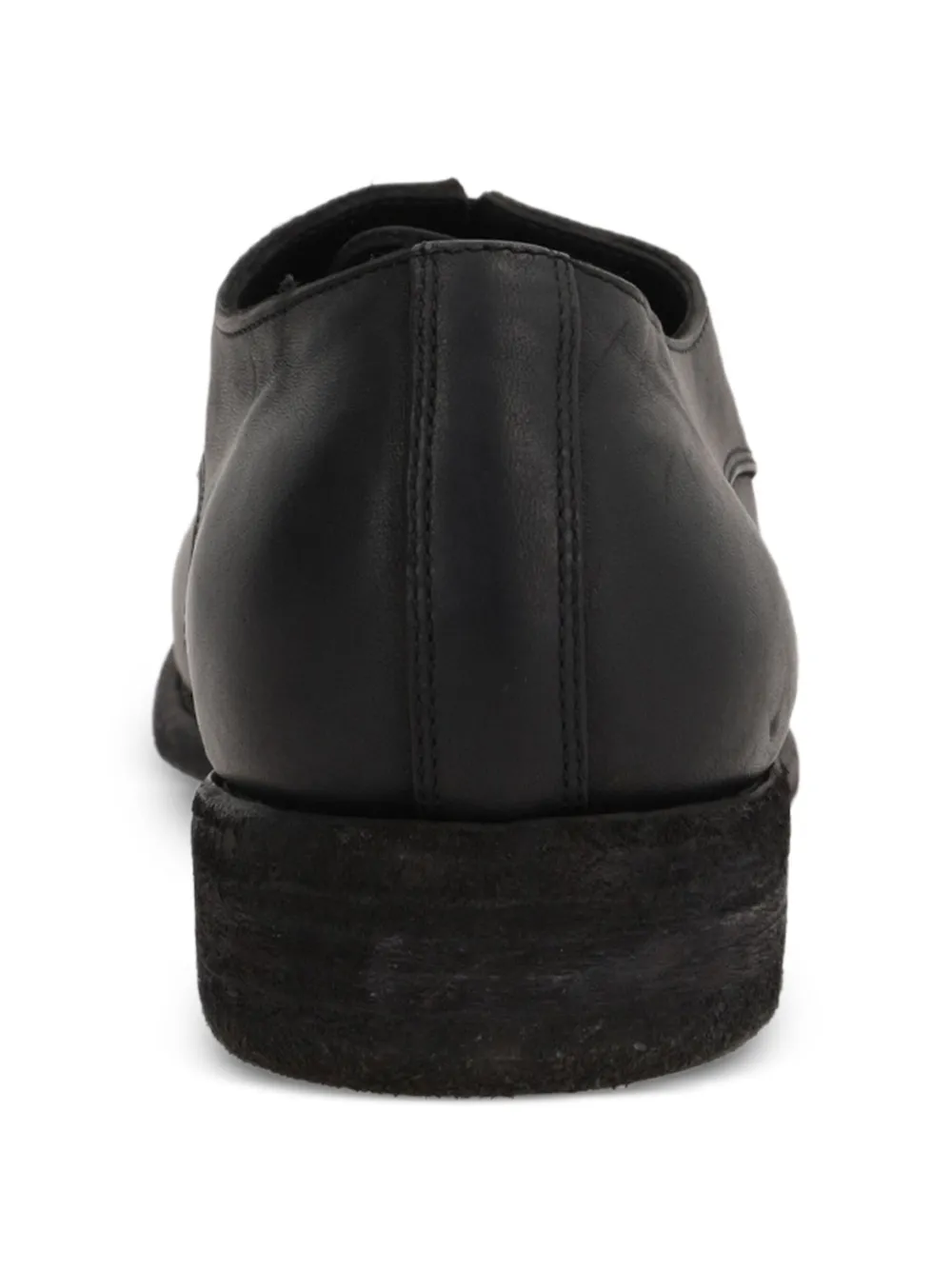 Guidi leather loafers Black