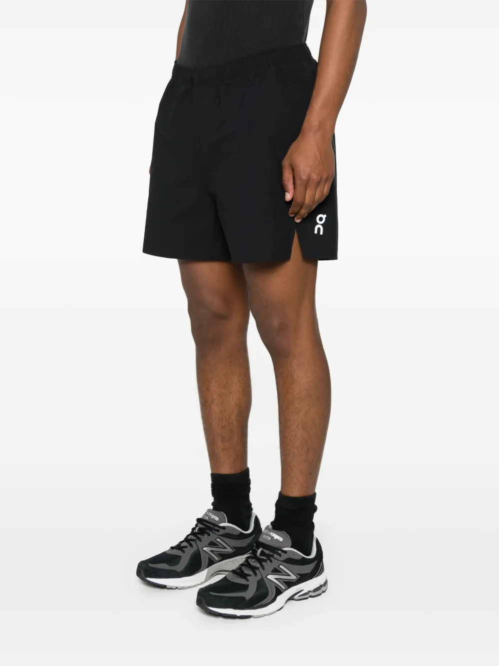 On Running Lichtgewicht trainingsshorts Zwart
