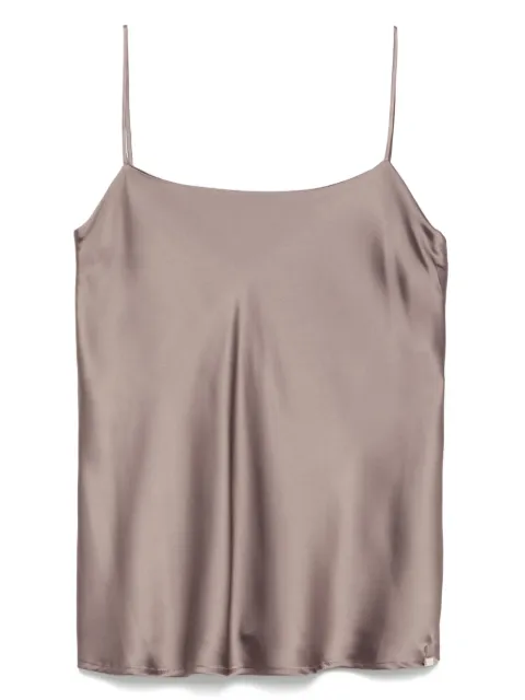 Herno satin tank top
