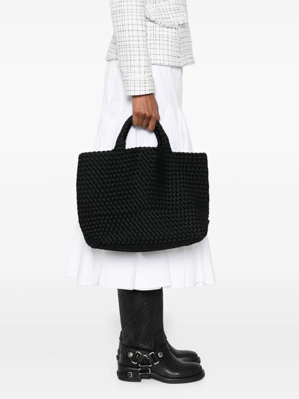 NAGHEDI St. Barths medium tote bag - Zwart