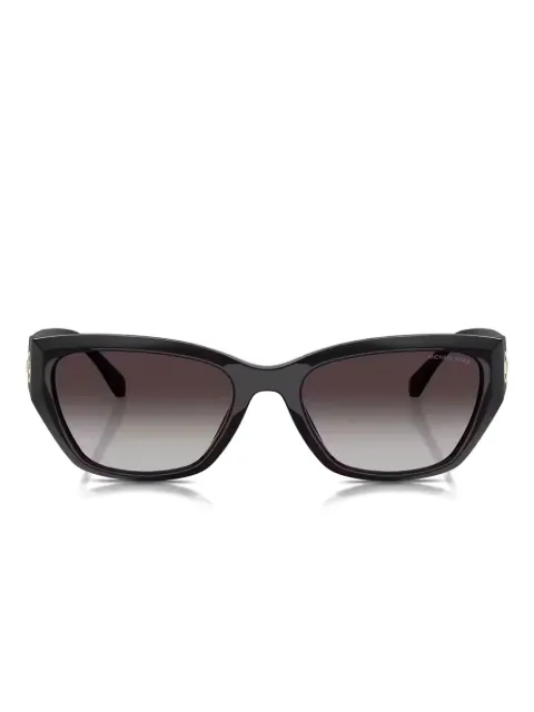 Michael Kors lentes de sol con armazón cat eye y placa del logo