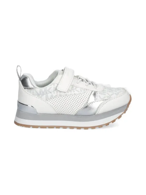 Michael Kors Kids logo-print strap sneakers
