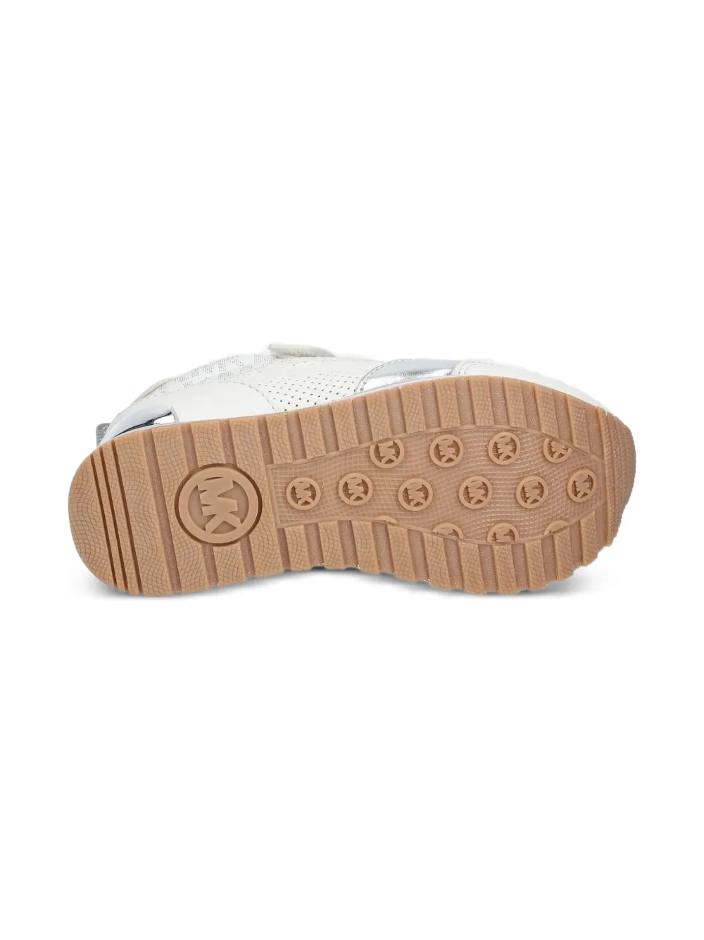 Michael Kors Kids logo-print strap sneakers White