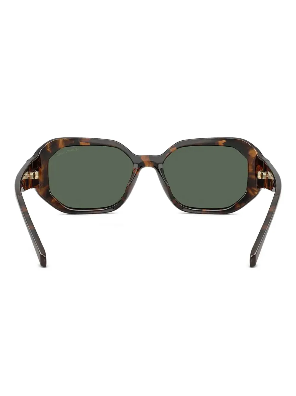 Michael Kors Zonnebril met geometrisch montuur Bruin