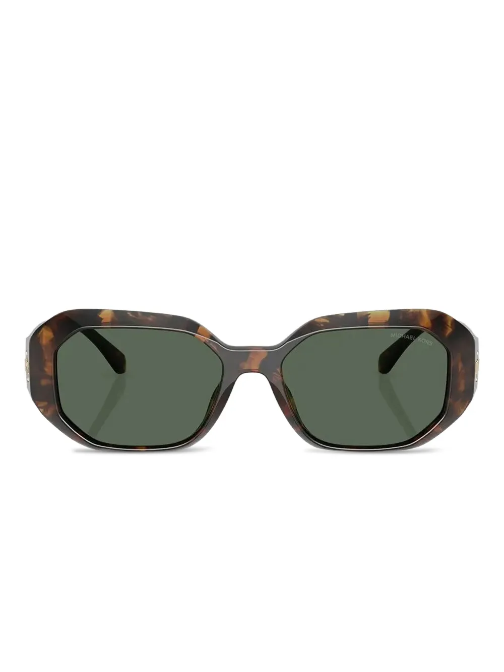 Michael Kors Zonnebril met geometrisch montuur Bruin