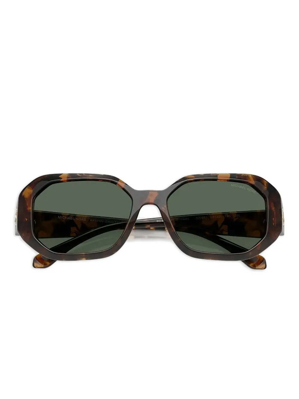 Michael Kors geometric-frame sunglasses - Marrone