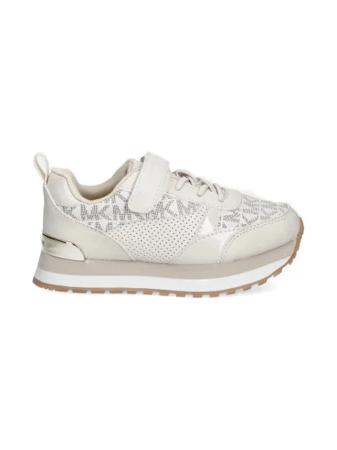 Michael Kors Kids monogram perforated trainers