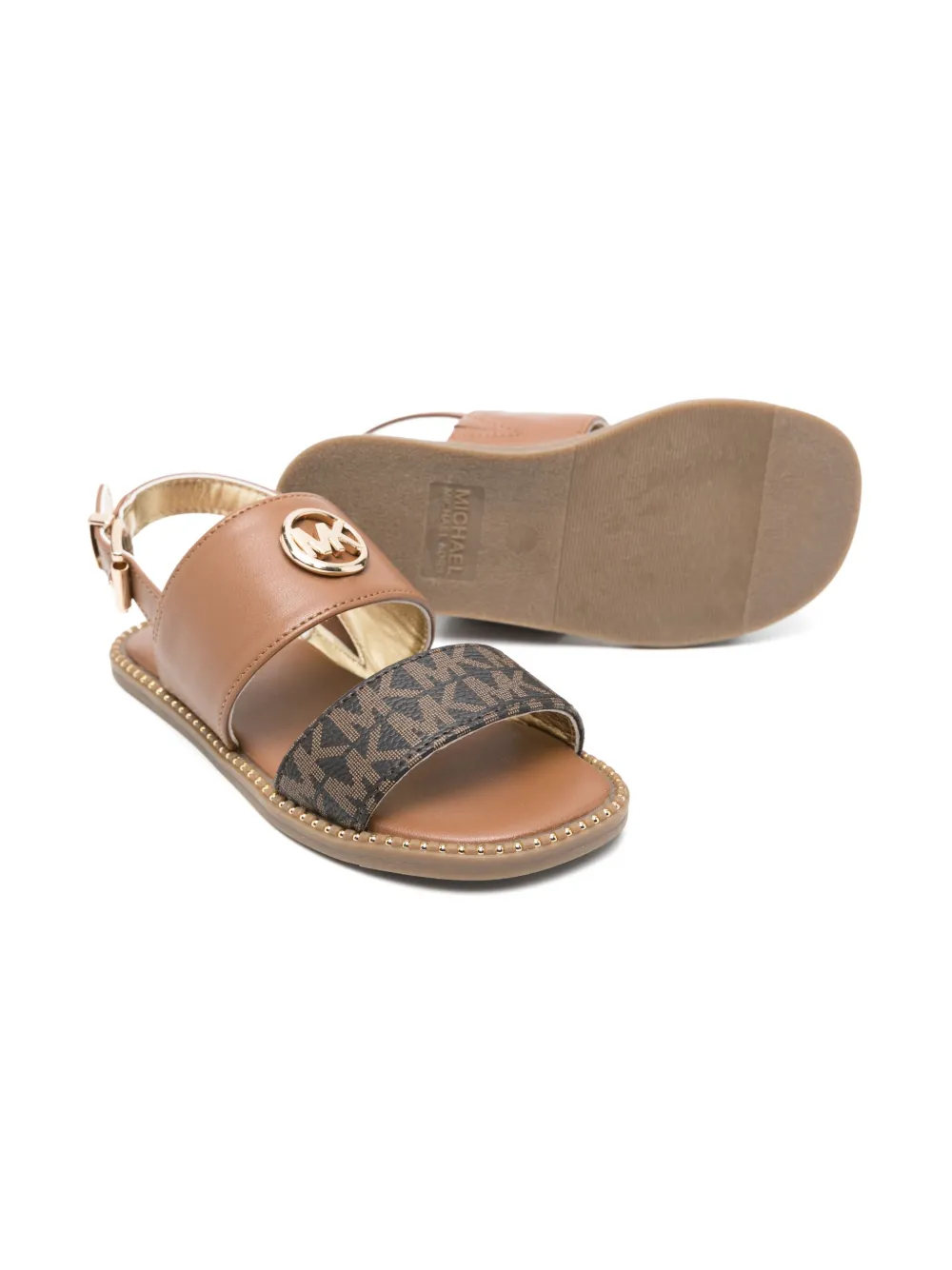 Michael Kors Kids Slingback sandalen Bruin