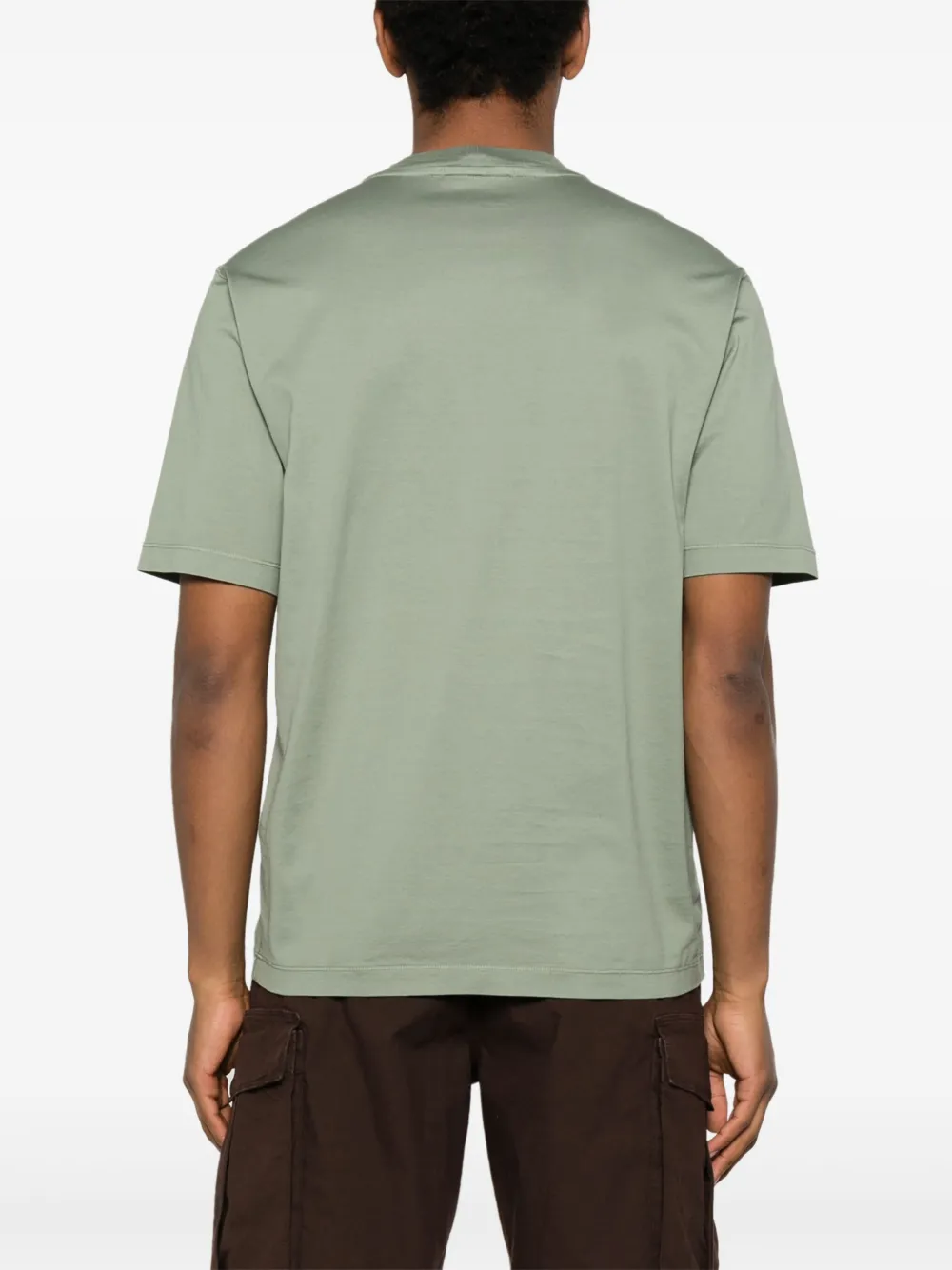 Stone Island Katoenen T-shirt Groen