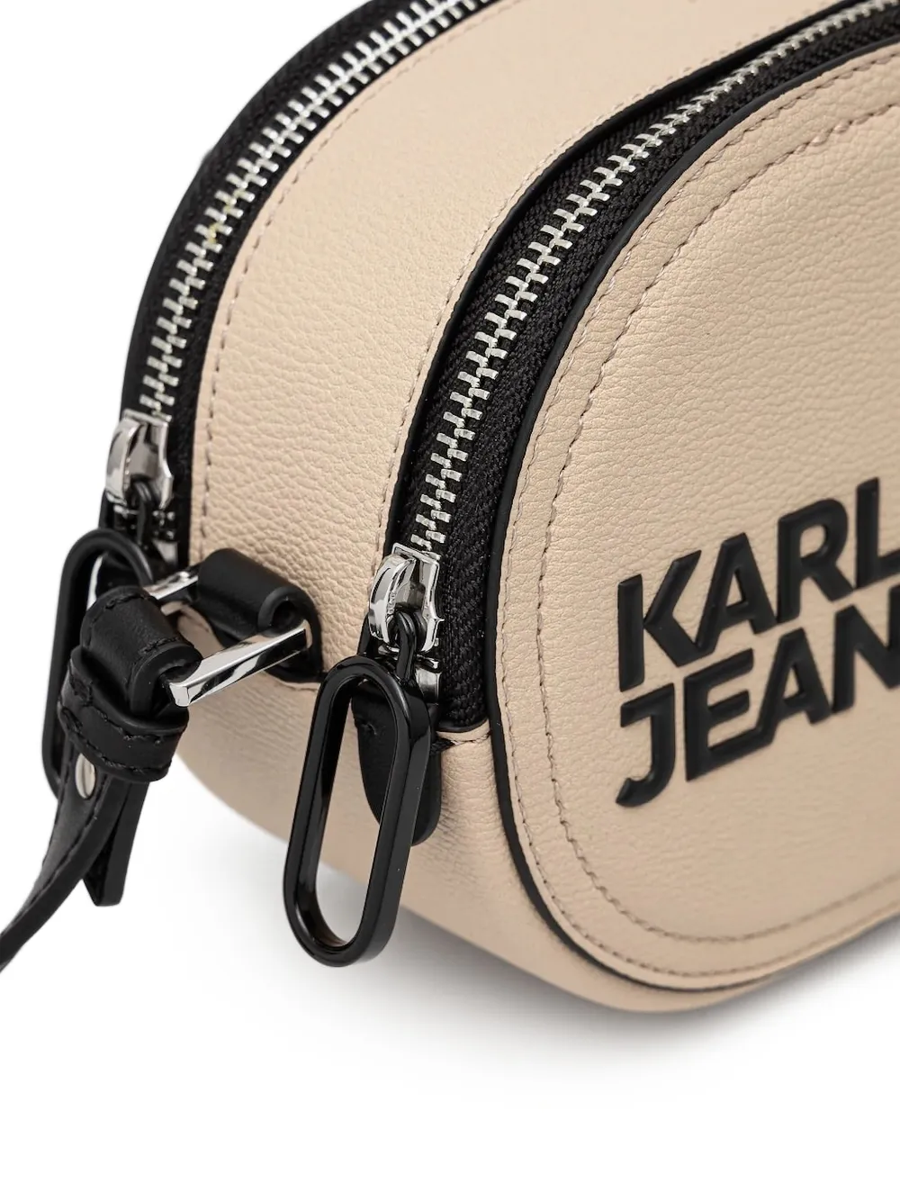 Karl Lagerfeld Jeans oval-shaped double-zip crossbody bag | Image 2