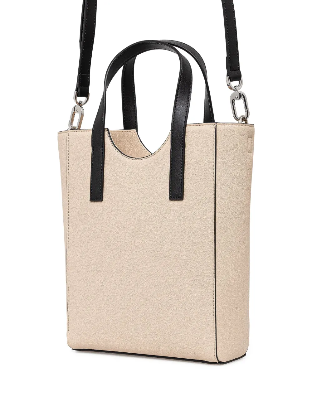 Karl Lagerfeld Jeans Shopper met dubbel handvat en logoprint Beige