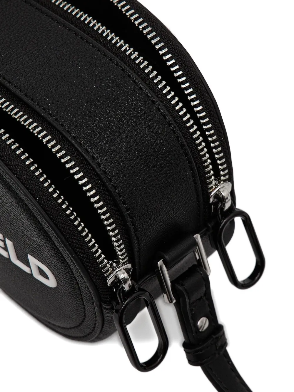 Karl Lagerfeld Jeans Crossbodytas met logo-reliëf Zwart