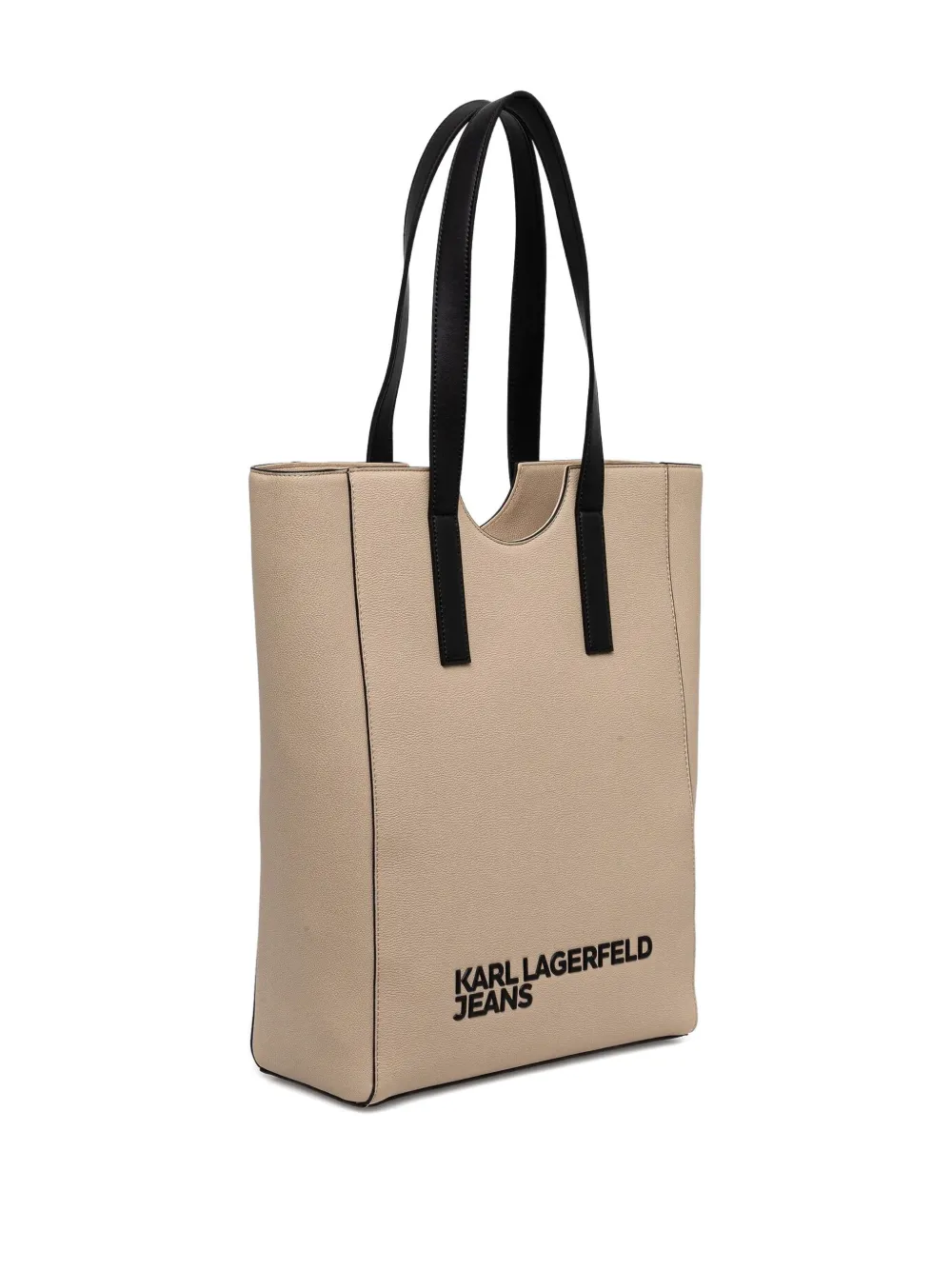 Karl Lagerfeld Jeans Shopper met colourblocking - Beige