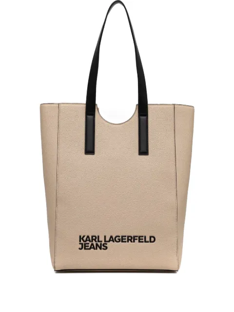 Karl Lagerfeld Jeans tote con diseño color block