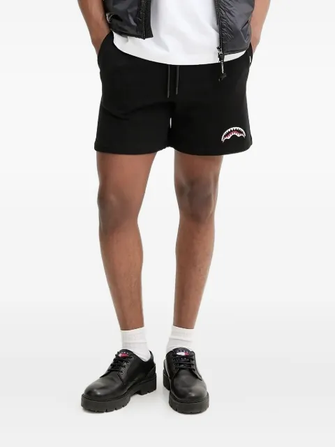 Sprayground shark-logo drawstring shorts