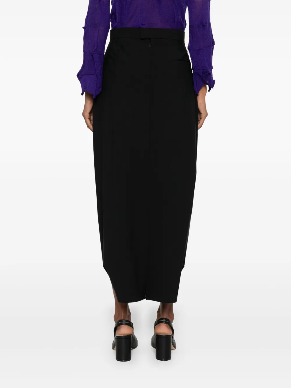 ALAINPAUL High waist rok Zwart
