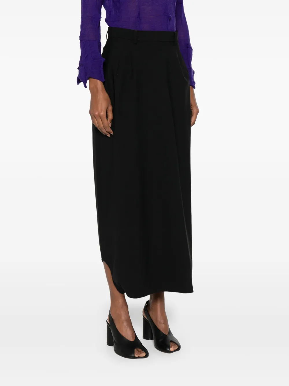 ALAINPAUL High waist rok Zwart