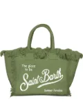 MC2 Saint Barth cotton canvas tote bag - Green