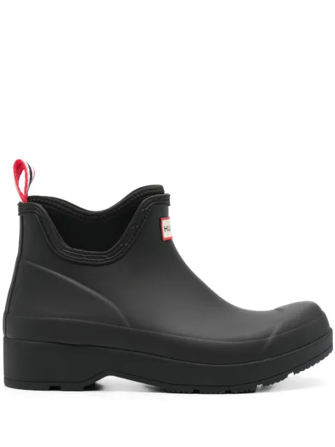 Hunter 35mm logo-patch rain boots
