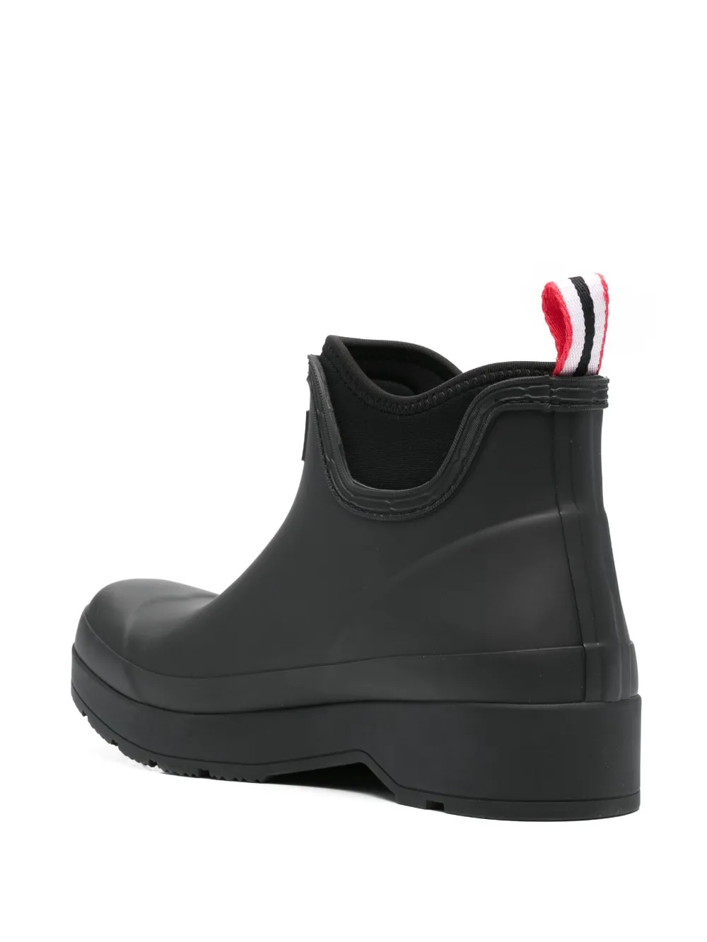 Hunter 35mm logo-patch rain boots Black