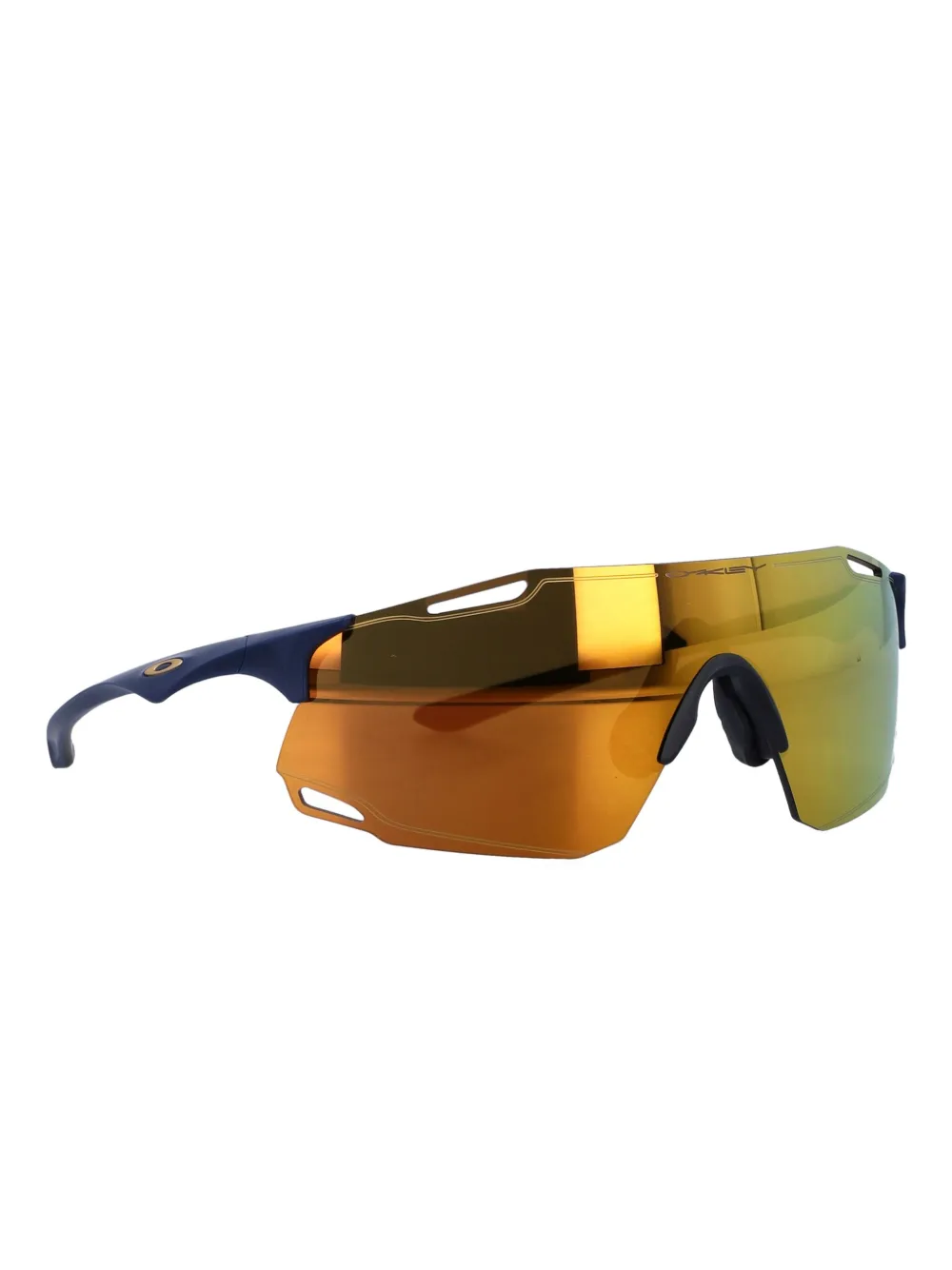 Oakley Cyber Dyno wraparound sunglasses Goud