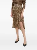 Scotch & Soda pleated leopard-print skirt - Neutrals