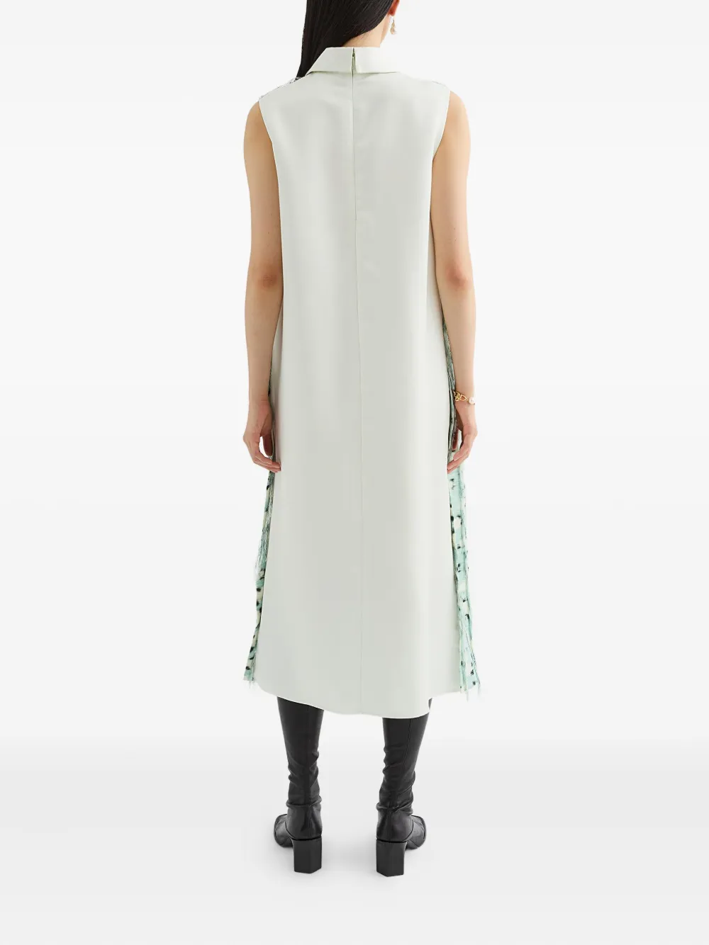 Jil Sander Midi-rok met franje Groen