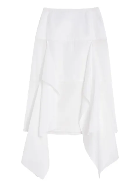 Jil Sander cotton midi skirt 