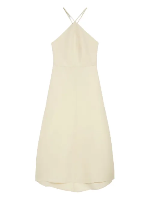 Jil Sander robe à dos-nu - Jaune - Jil Sander - Modalova