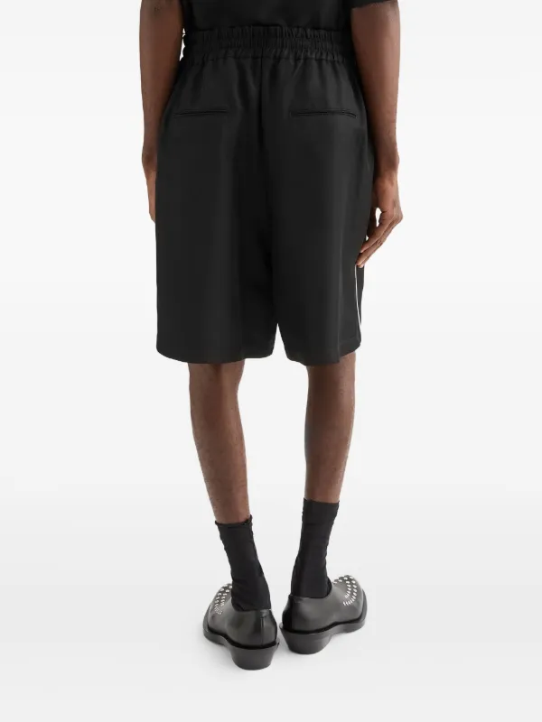 Jil Sander パイピング ショートパンツ | ブラック | FARFETCH JP