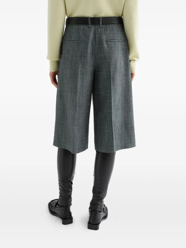 JIL SANDER ベルテッドショーツ Jil Sander ベルテッド ショートパンツ | ブルー | FARFETCH JP