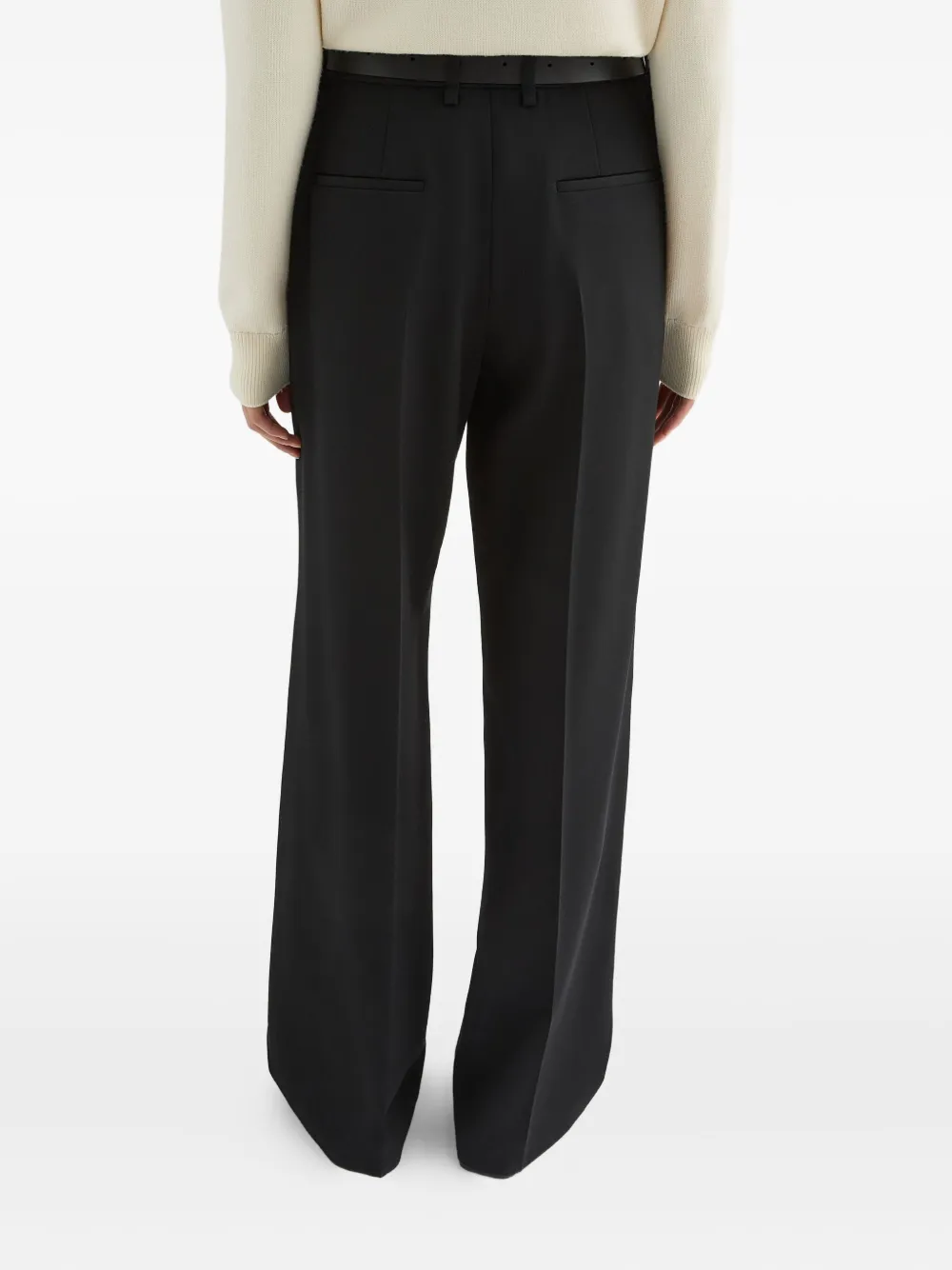 Shop Jil Sander Wool Trousers