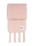 JIL SANDER+ mohair-blend scarf - Pink