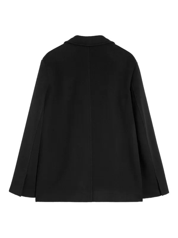 Jil Sander ウール コート | ブラック | FARFETCH JP